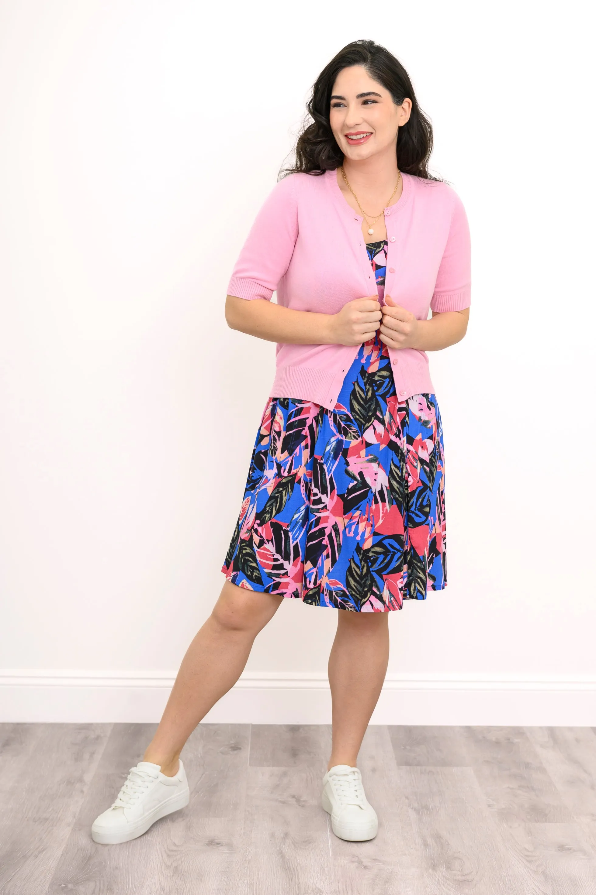 Shen Cardigan, Pink, Cotton sold by Blue Sky product image thumbnail 2