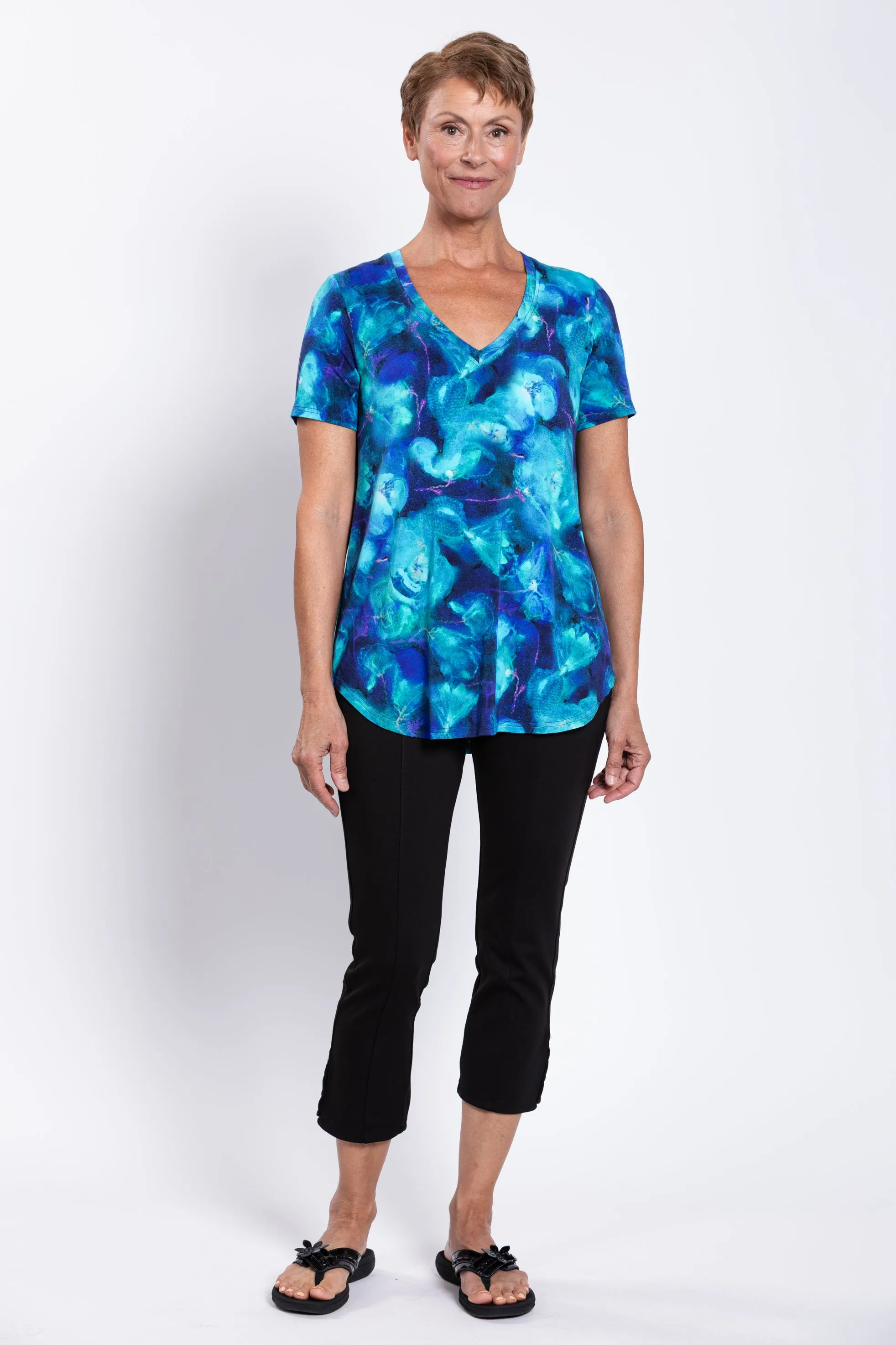 Jackie S/S Top, Ocean Reef, Bamboo sold by Blue Sky product image thumbnail 2