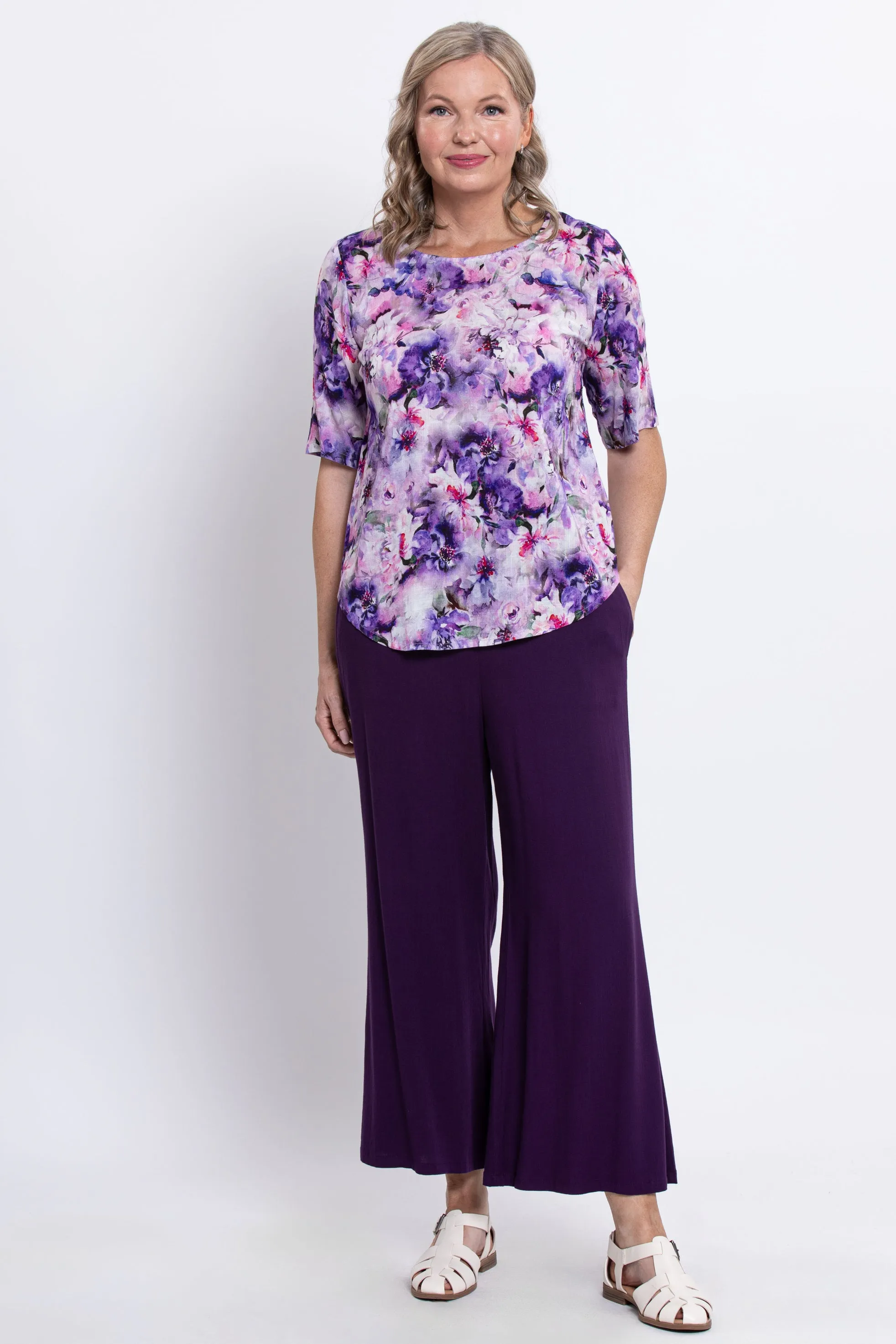 Liza Top, Royale Dynasty, Linen Bamboo sold by Blue Sky product image thumbnail 4