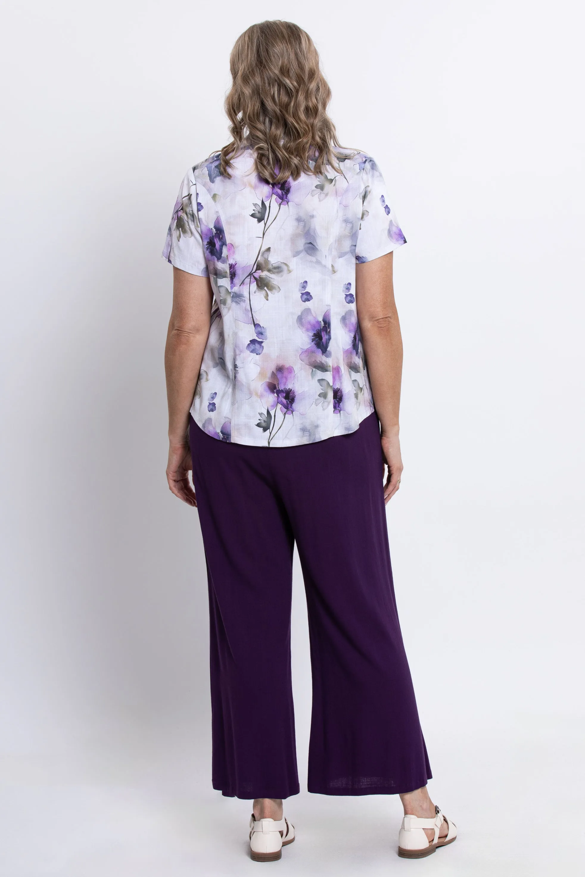 Samantha Blouse, Royale Mist, Linen Bamboo sold by Blue Sky product image thumbnail 5