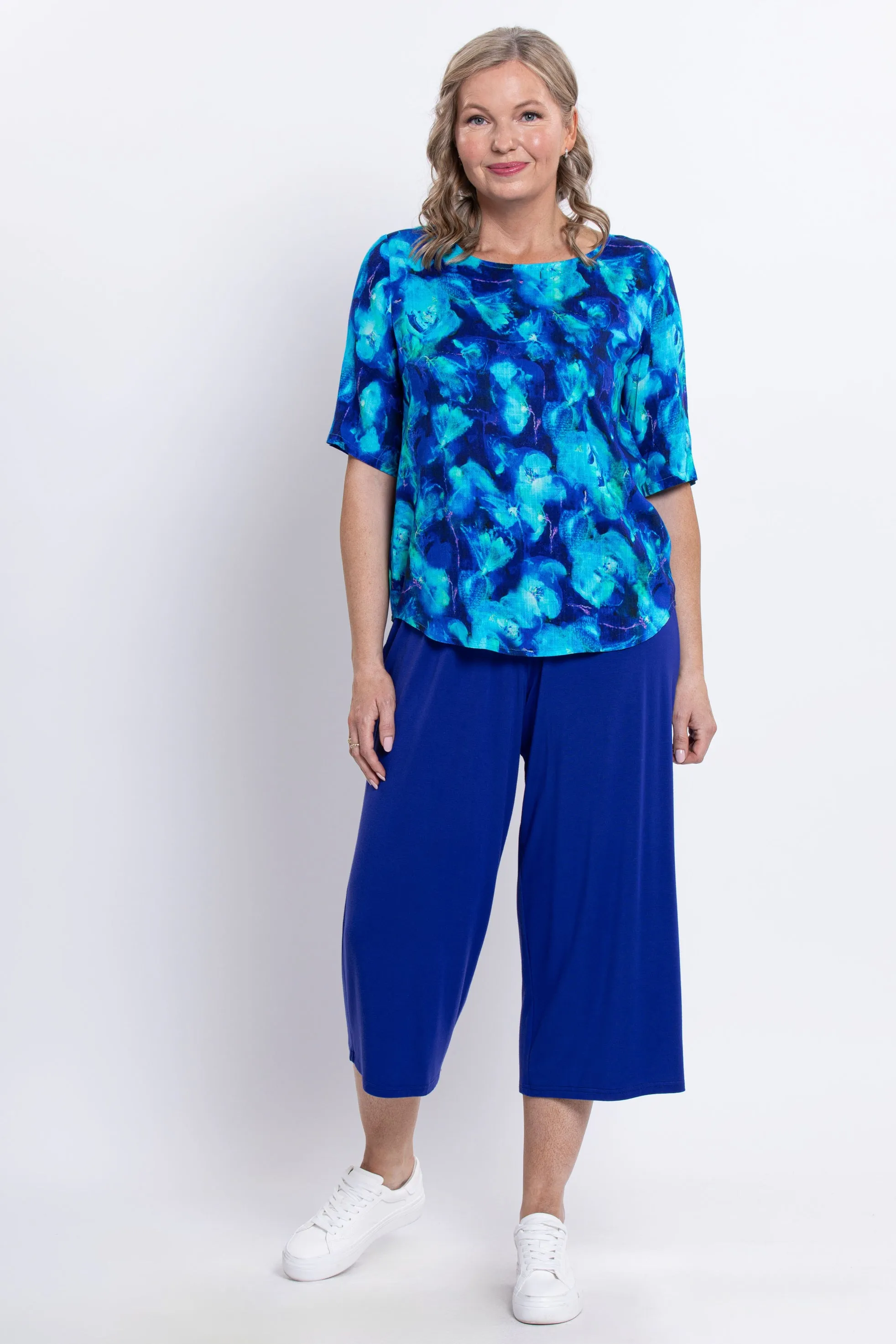 Liza Top, Ocean Reef, Linen Bamboo sold by Blue Sky product image thumbnail 3