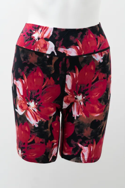 Hallie Shorts, Lipstick Poinsetta, Bamboo sold by Blue Sky