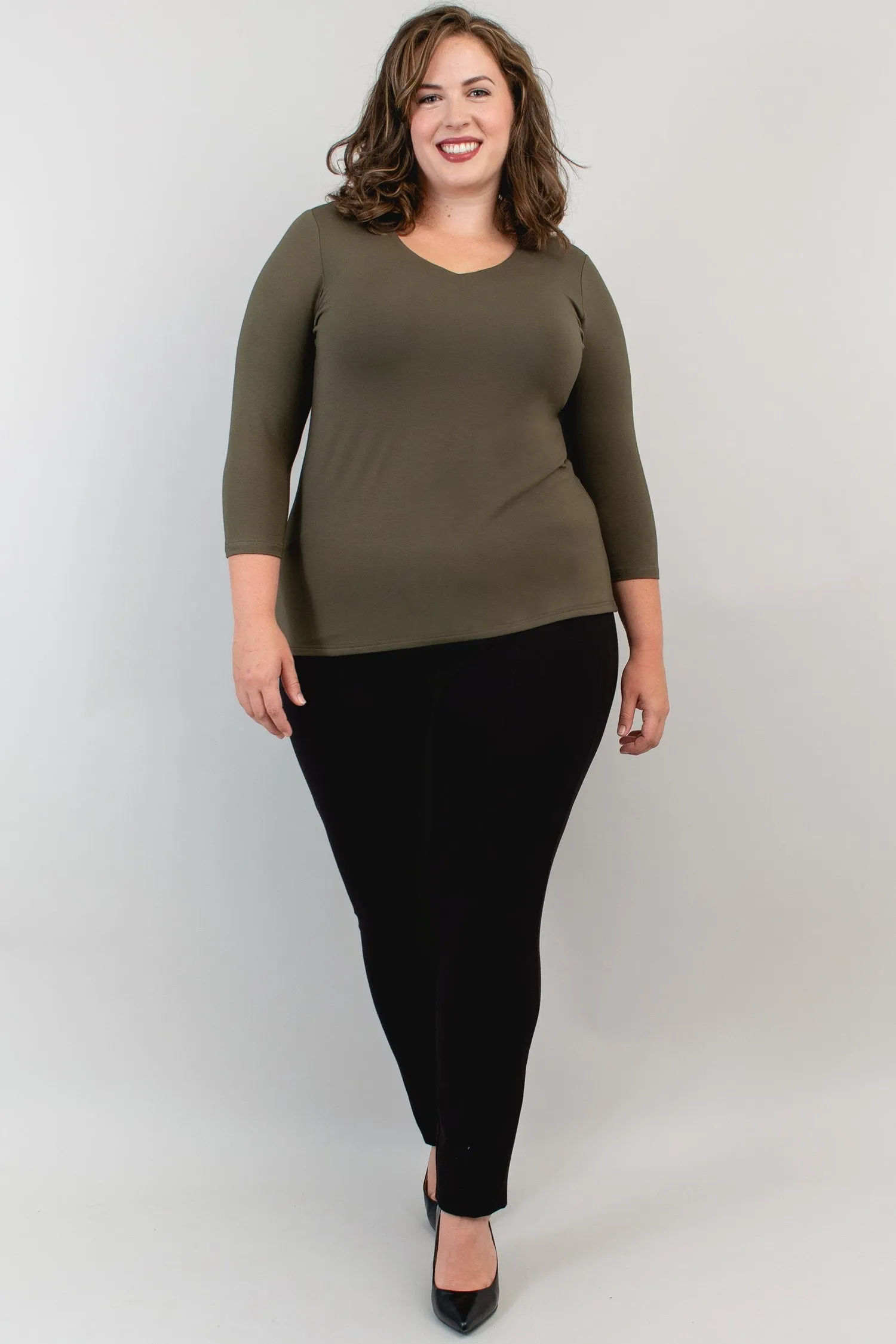 Mia Top, Khaki, Bamboo - Final Sale sold by Blue Sky product image thumbnail 4