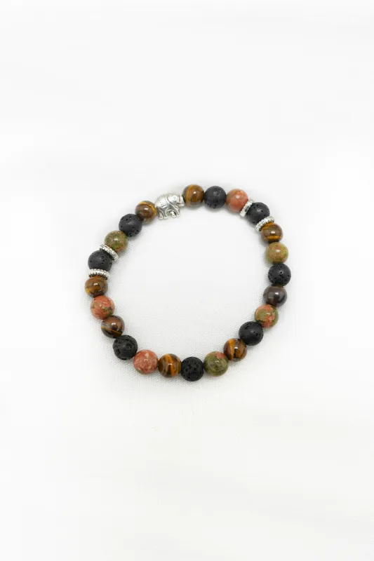 Moss Agate Multi Bracelet made by Blue Sky