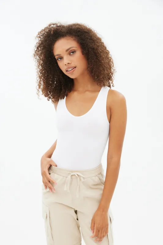 Seamless V-Neck Bodysuit sold by Bluenotes