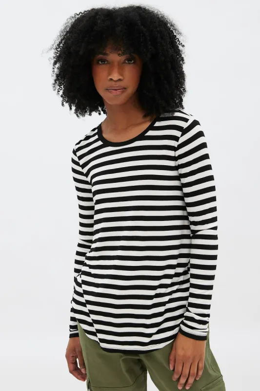 AERO Relaxed Long Sleeve Crew Neck Tee sold by Bluenotes