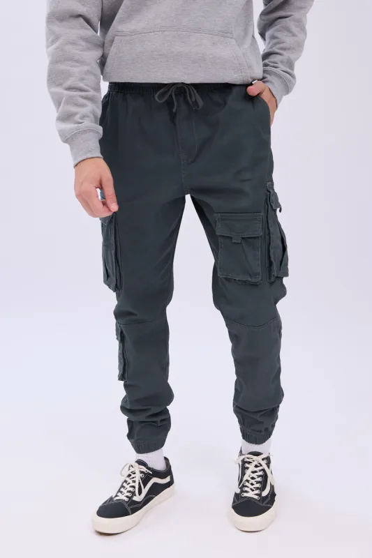 AERO Utility Cargo Twill Jogger sold by Bluenotes