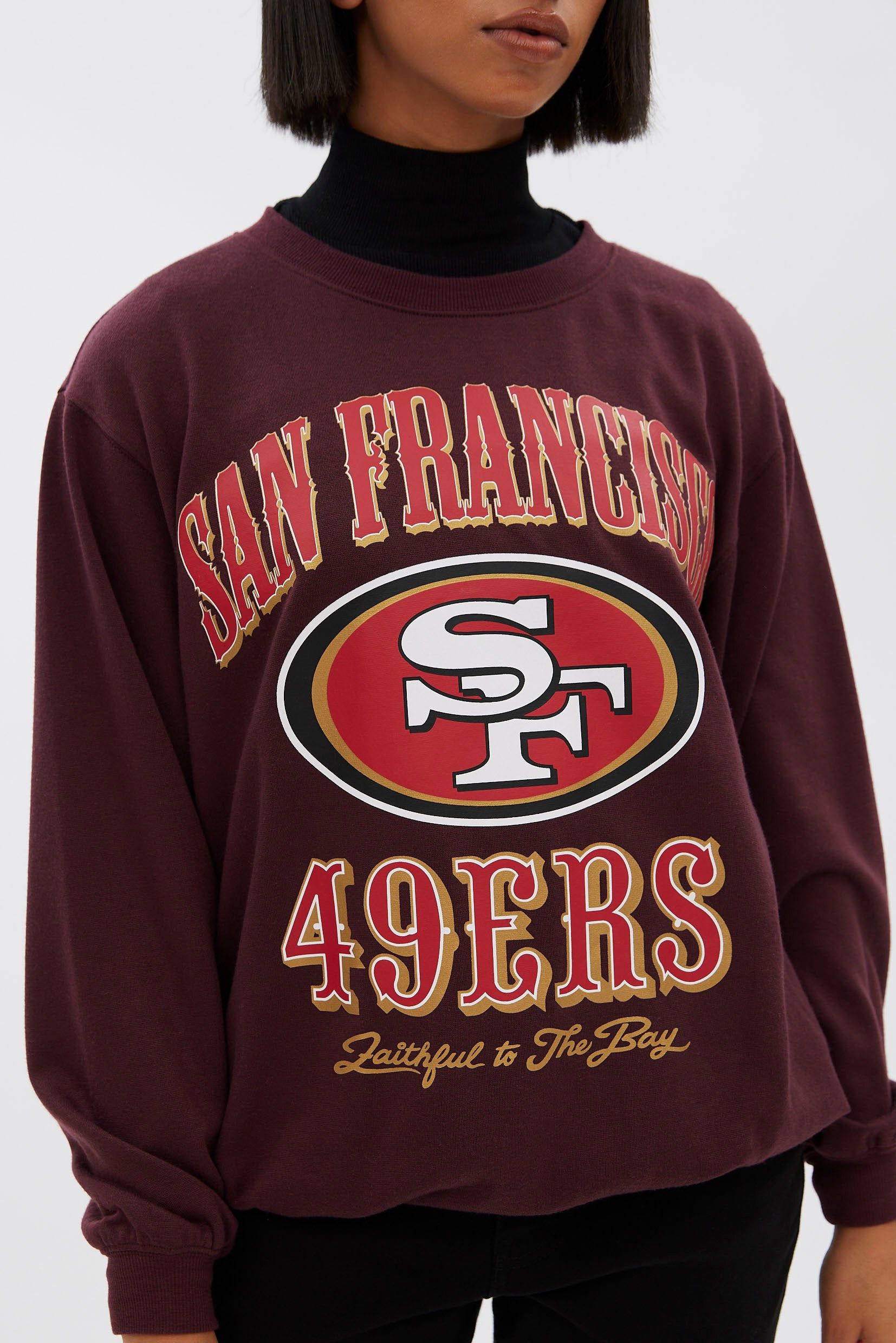 San Francisco Graphic Oversized Crew Neck Sweatshirt sold by Bluenotes product image thumbnail 3