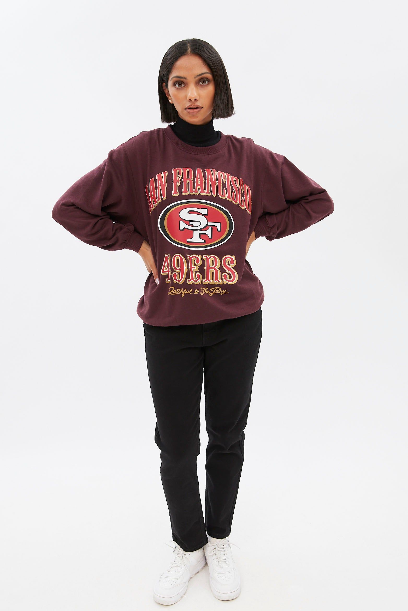 San Francisco Graphic Oversized Crew Neck Sweatshirt sold by Bluenotes product image thumbnail 2