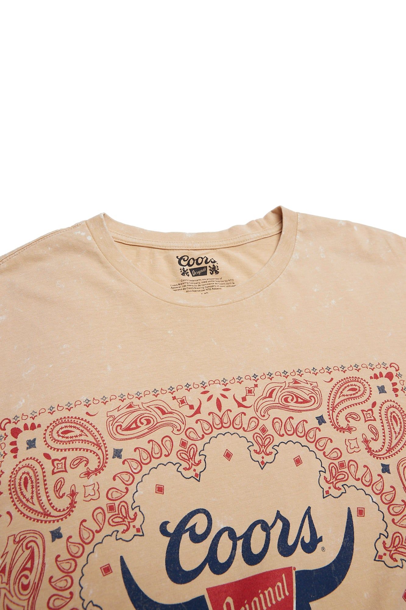 Coors Rodeo Graphic Acid Wash Tee sold by Bluenotes product image thumbnail 2