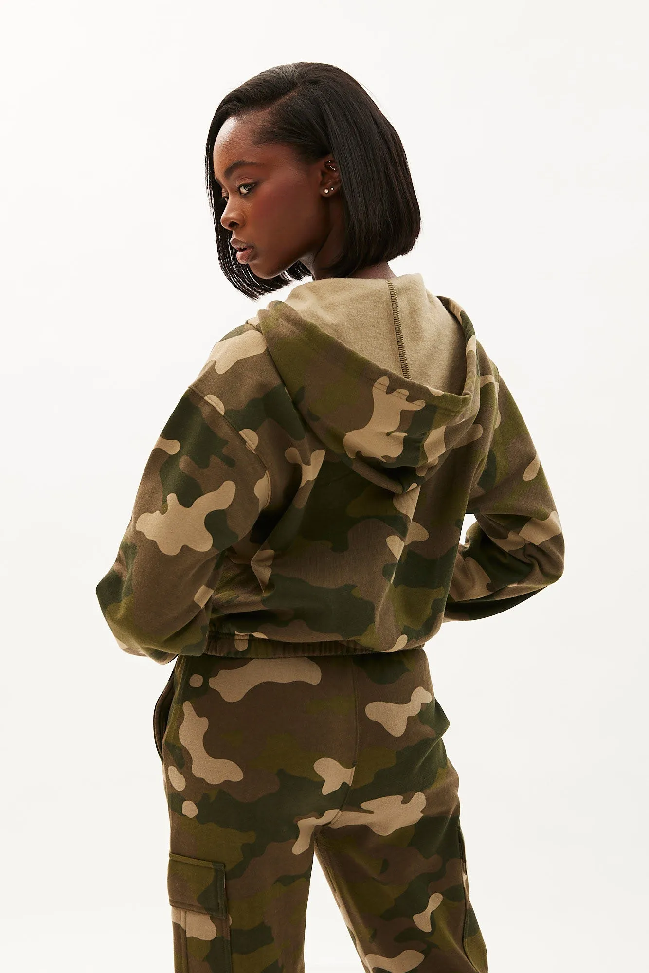 Midi Zip-Up Cargo Hoodie sold by Bluenotes product image thumbnail 4