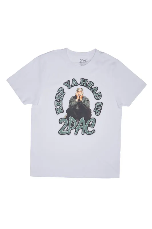 2Pac Keep Ya Head Up Graphic Tee sold by Bluenotes