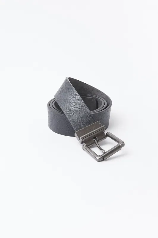 AERO Faux Leather Script Reversible Belt sold by Bluenotes