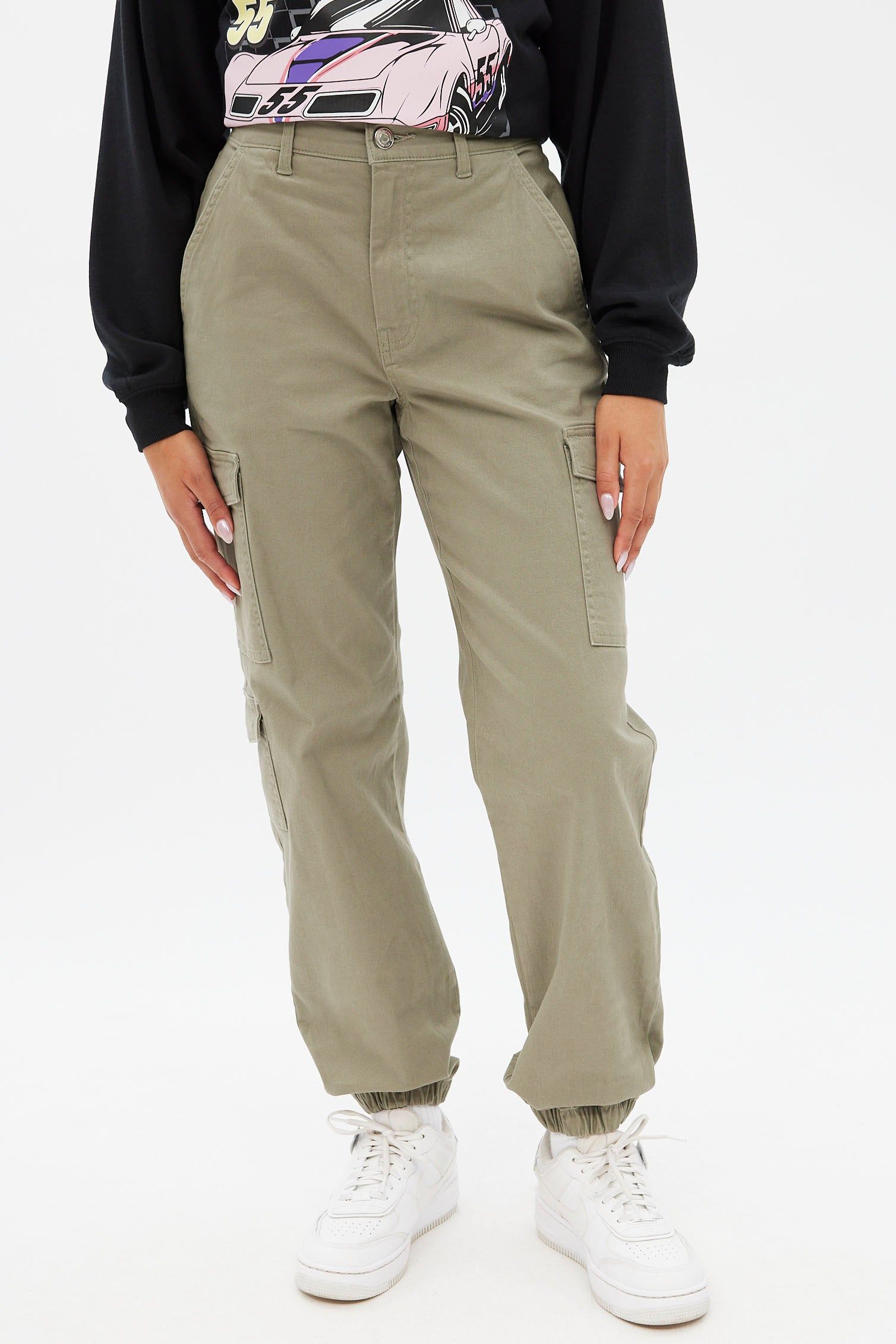 AERO High Rise Baggy Cargo Jogger sold by Bluenotes