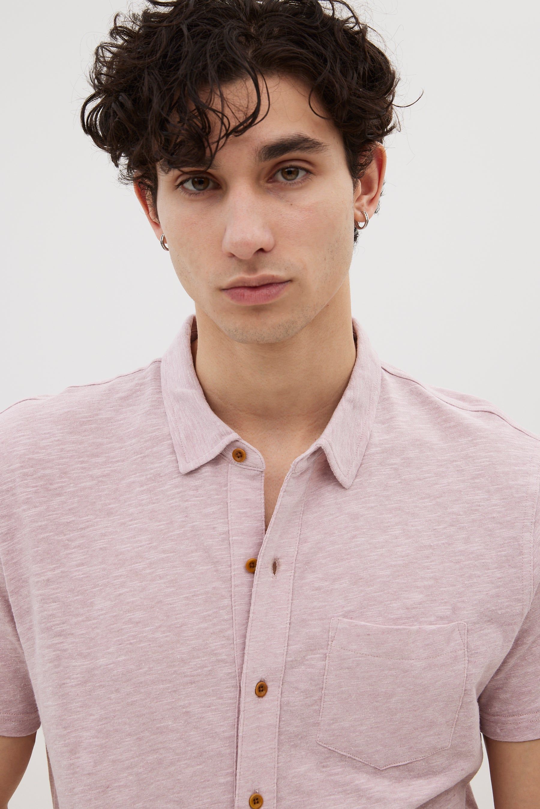 Linen Short Sleeve Shirt sold by Bluenotes product image thumbnail 3