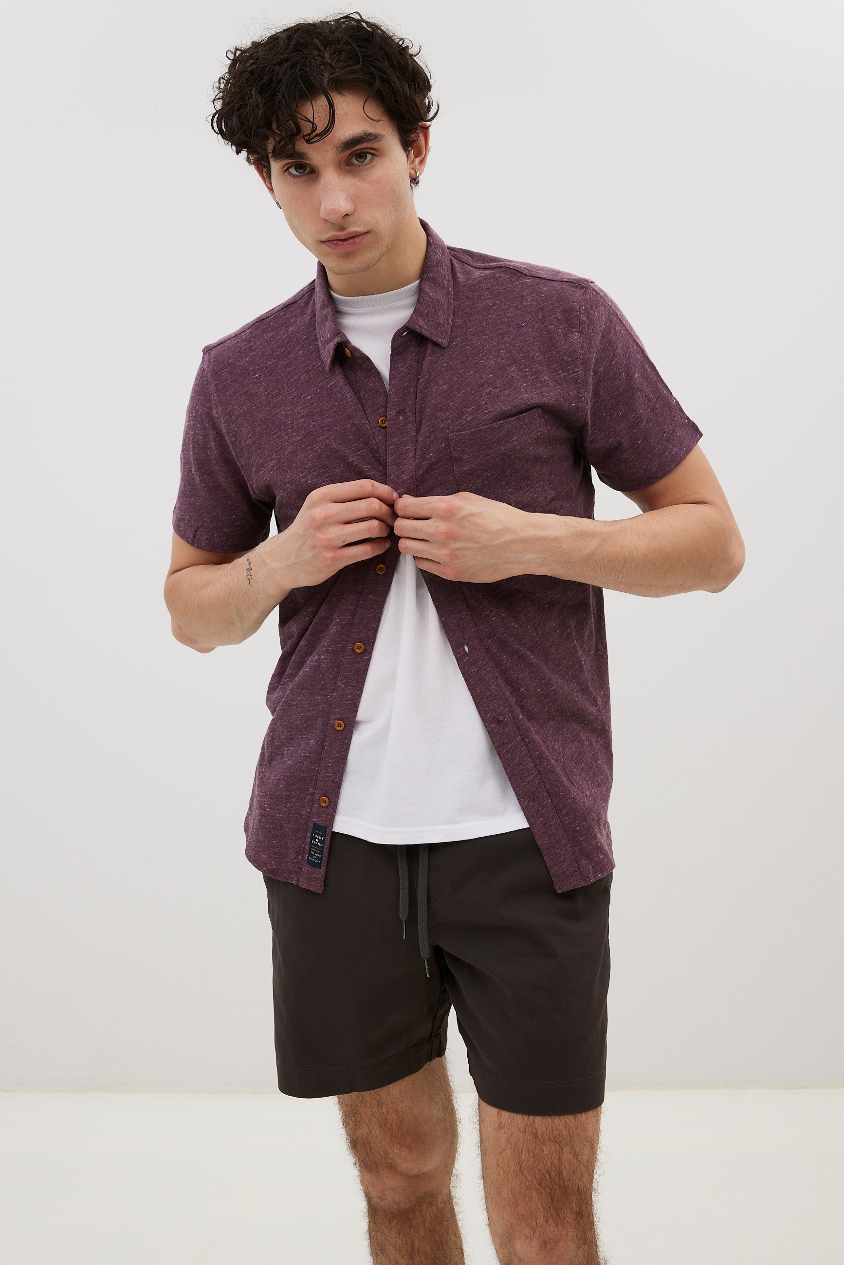 Linen Short Sleeve Shirt sold by Bluenotes