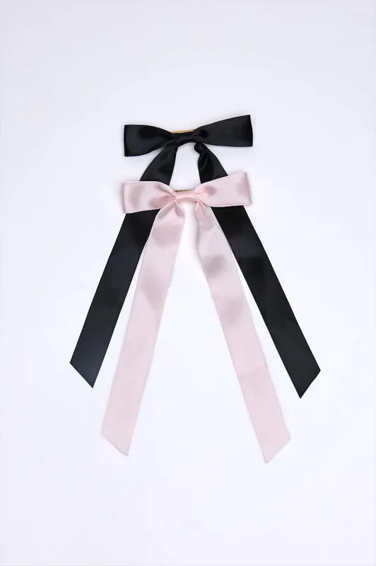 Ribbon Bow Clips 2-Pack made by Bluenotes