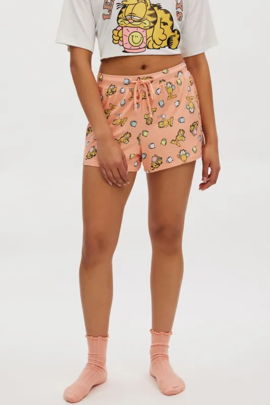 Garfield Graphic Super Soft Sleep Short sold by Bluenotes