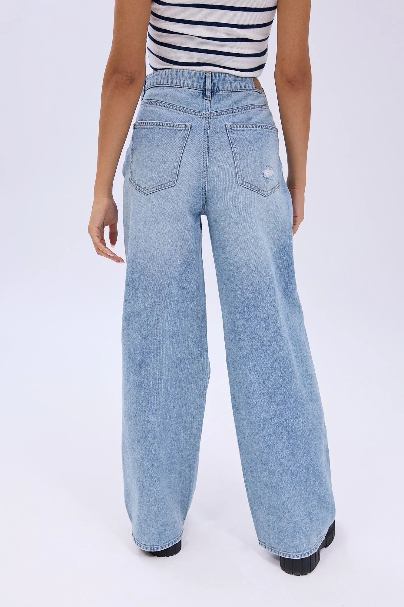 Super High Rise Flowfinity Wide Leg Jeans sold by Bluenotes product image thumbnail 2