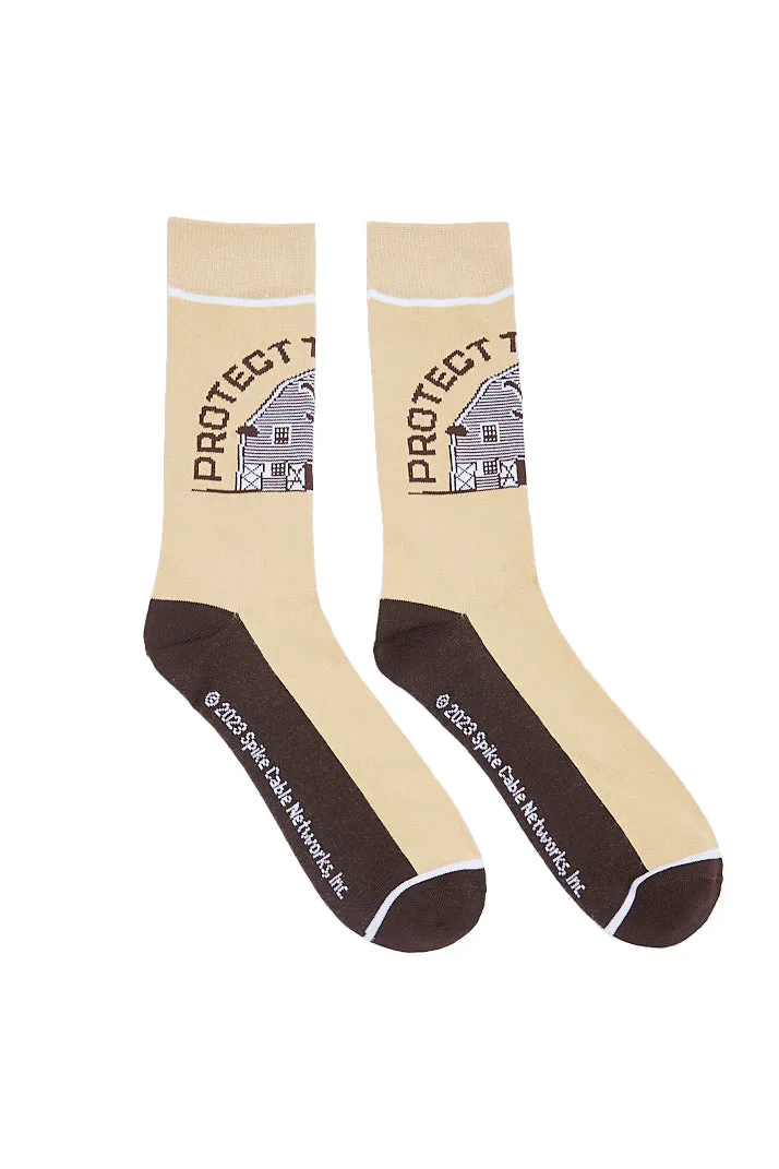 Yellowstone Printed Crew Socks sold by Bluenotes product image thumbnail 2