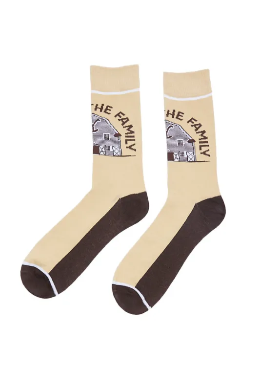 Yellowstone Printed Crew Socks made by Aeropostale