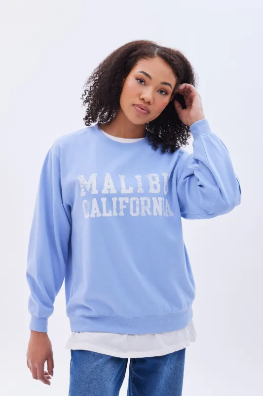 AERO Oversized Crew Neck Sweatshirt sold by Bluenotes