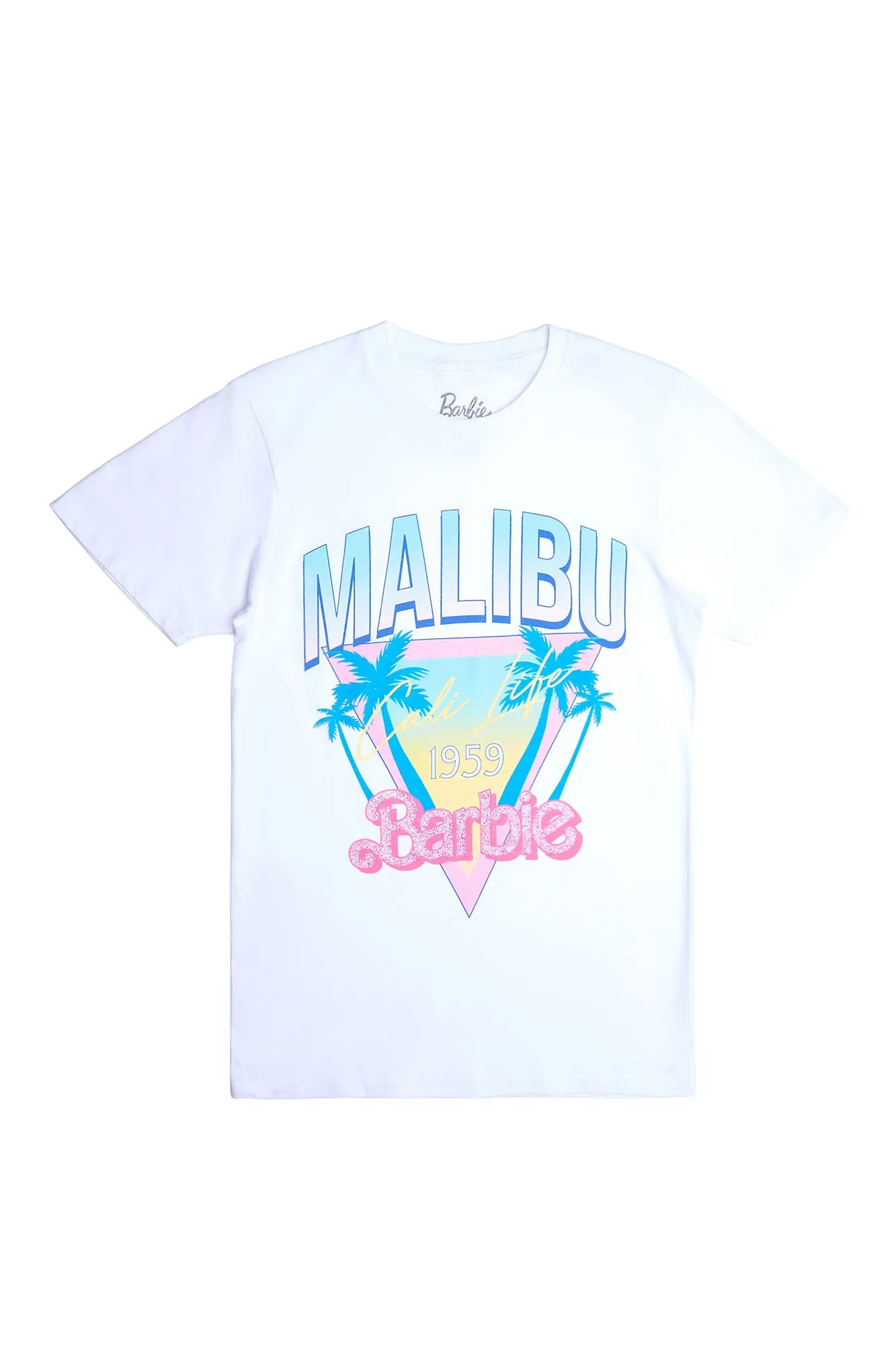 Barbie Malibu Cali Life Graphic Relaxed Tee sold by Bluenotes