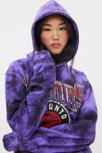 Toronto Raptors Graphic Tie Dye Pullover Hoodie sold by Bluenotes