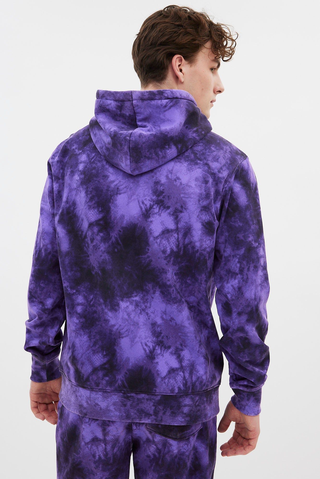 Toronto Raptors Graphic Tie Dye Pullover Hoodie sold by Bluenotes product image thumbnail 4