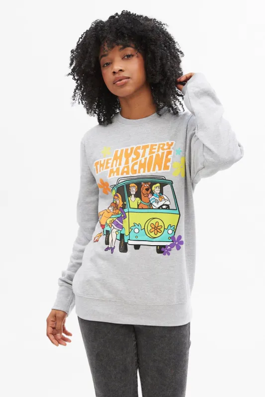 Scooby-Doo Graphic Boyfriend Pullover Sweatshirt sold by Bluenotes