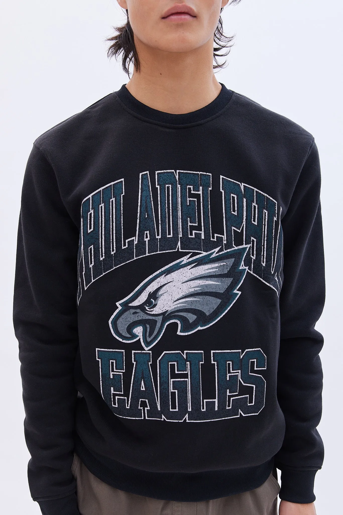 Philadelphia Eagles Graphic Crew Neck Sweatshirt sold by Bluenotes product image thumbnail 2