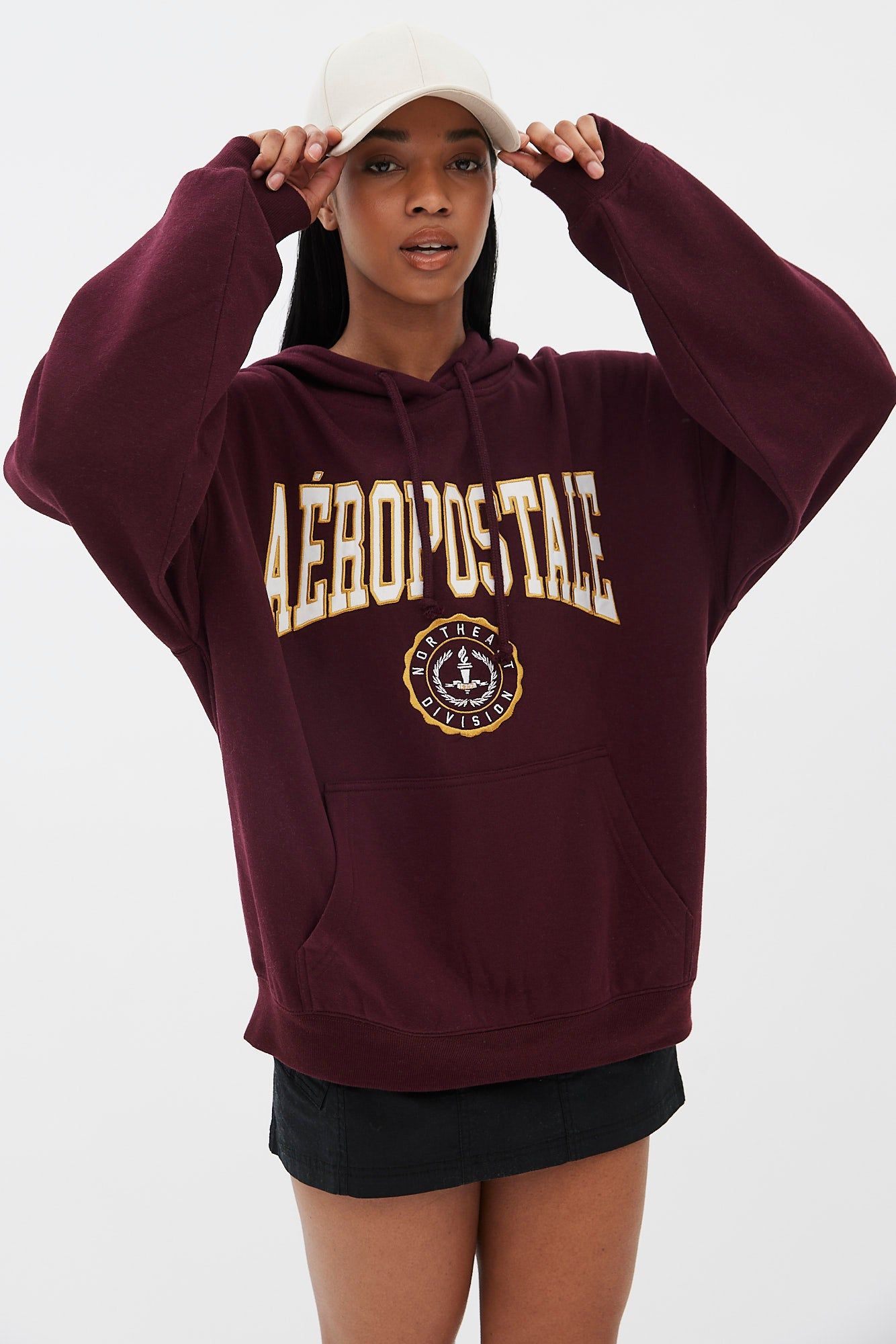 Aéropostale Graphic Boyfriend Pullover Hoodie sold by Bluenotes product image thumbnail 5