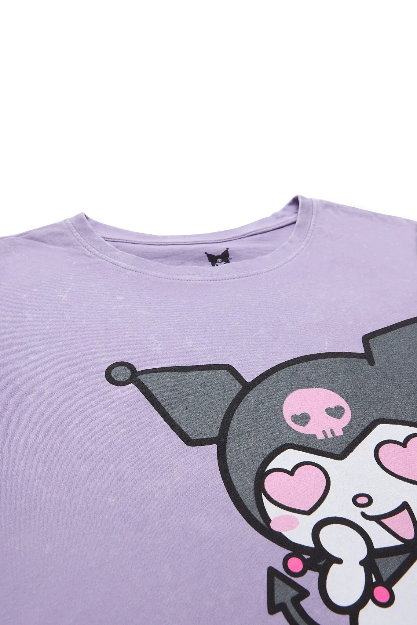 Kuromi Hearts Graphic Relaxed Tee sold by Bluenotes product image thumbnail 2