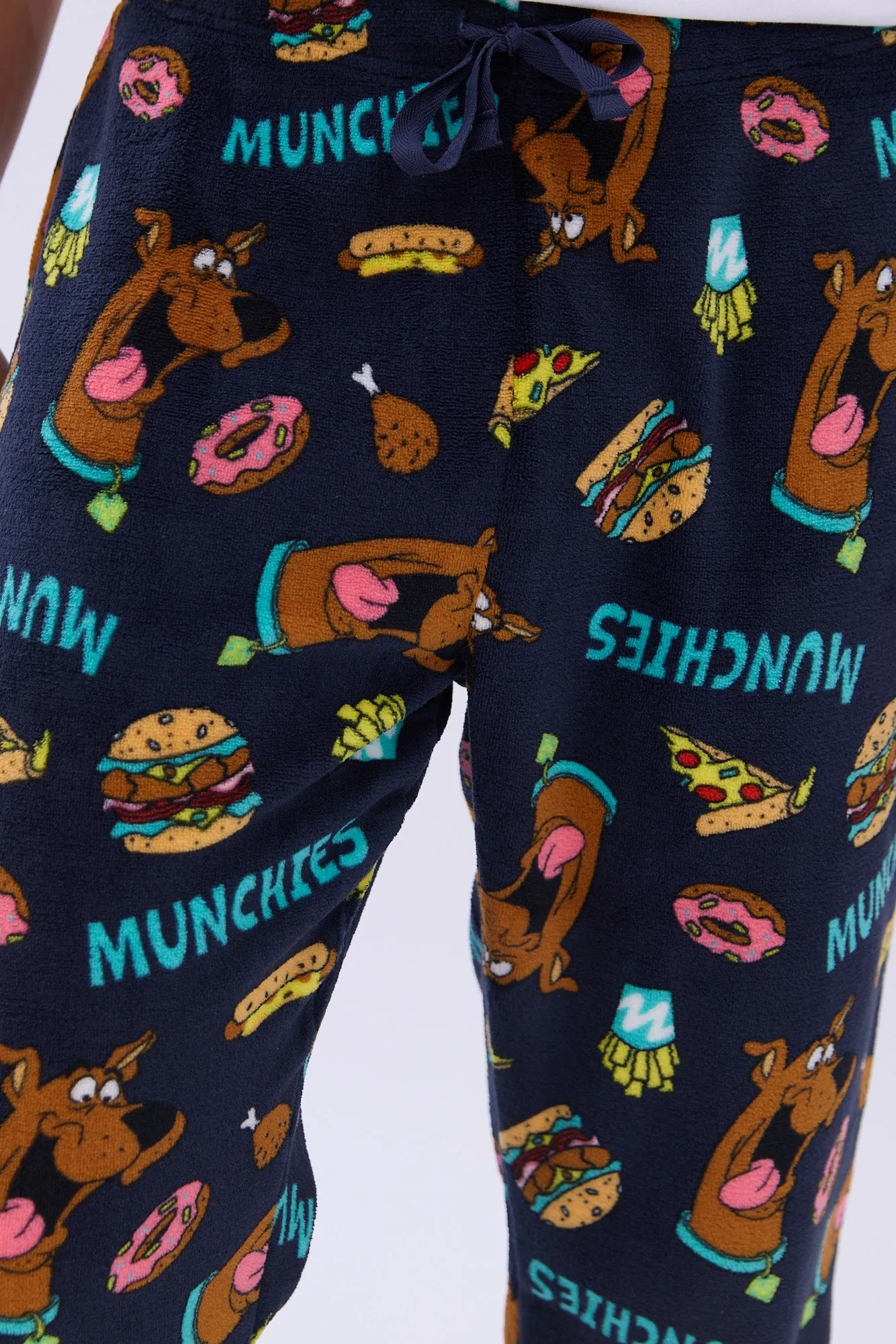 Scooby-Doo Munchies Printed Plush Pajama Pants sold by Bluenotes product image thumbnail 2