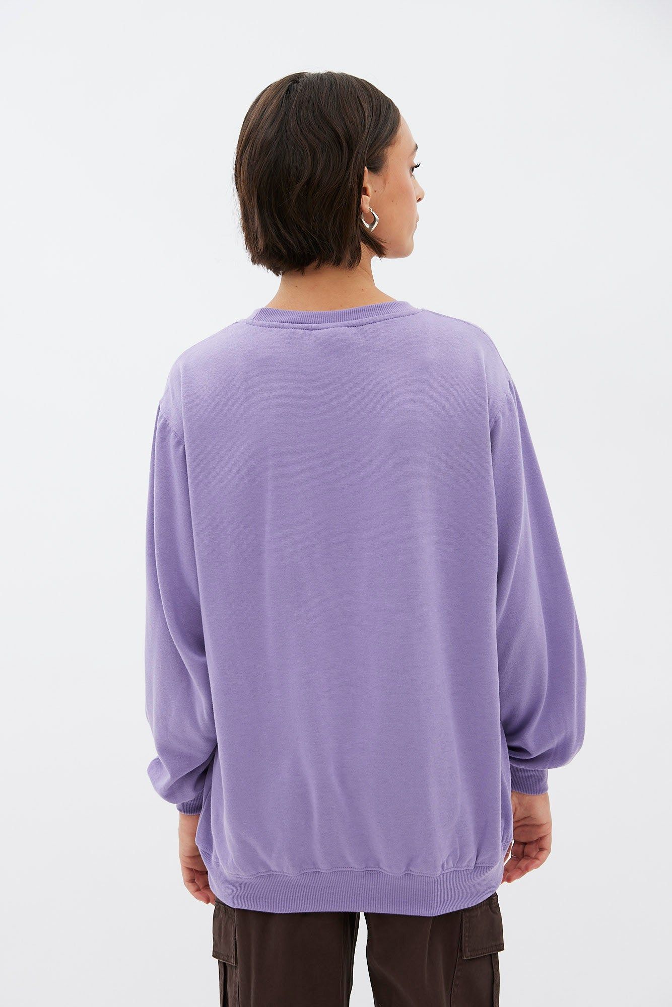 Toronto Raptors Graphic Oversized Crew Neck Sweatshirt sold by Bluenotes product image thumbnail 4