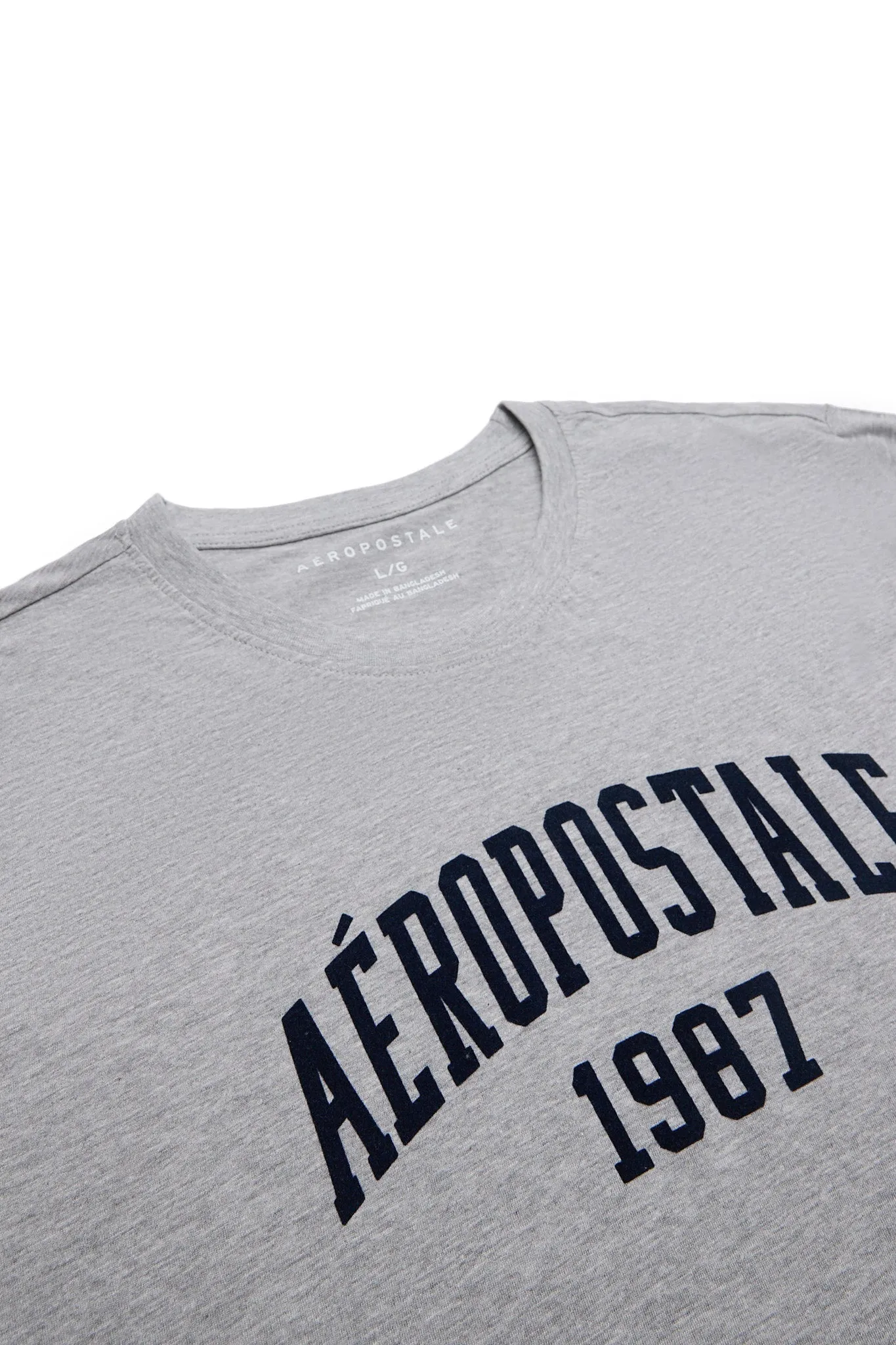 Aéropostale 1987 Flocked Graphic Tee sold by Bluenotes product image thumbnail 2