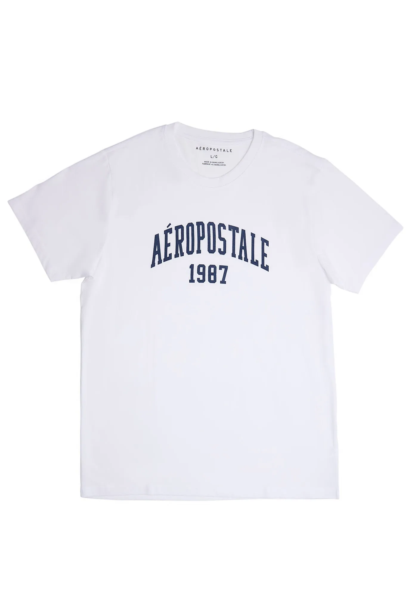 Aéropostale 1987 Flocked Graphic Tee sold by Bluenotes product image thumbnail 3