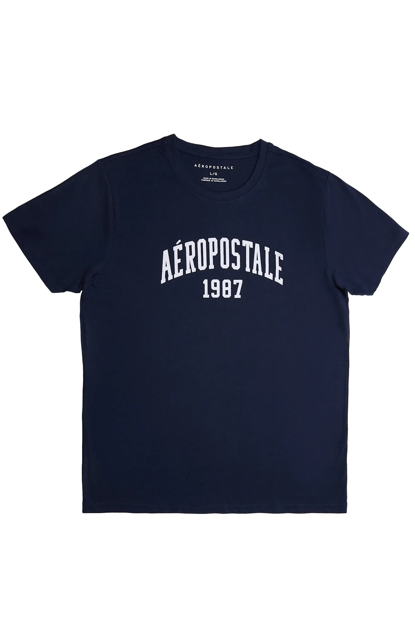 Aéropostale 1987 Flocked Graphic Tee sold by Bluenotes product image thumbnail 5