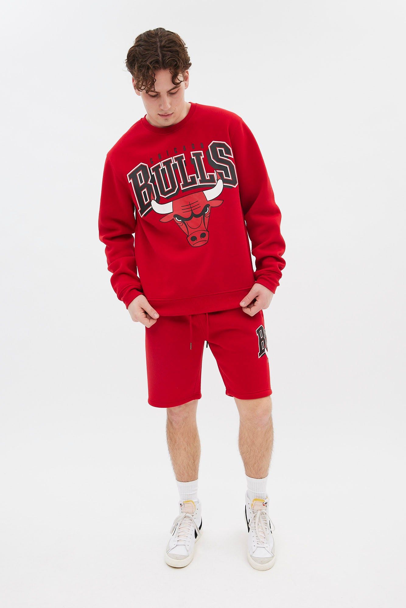 Chicago Bulls Graphic Crew Neck Pullover Sweatshirt sold by Bluenotes product image thumbnail 8