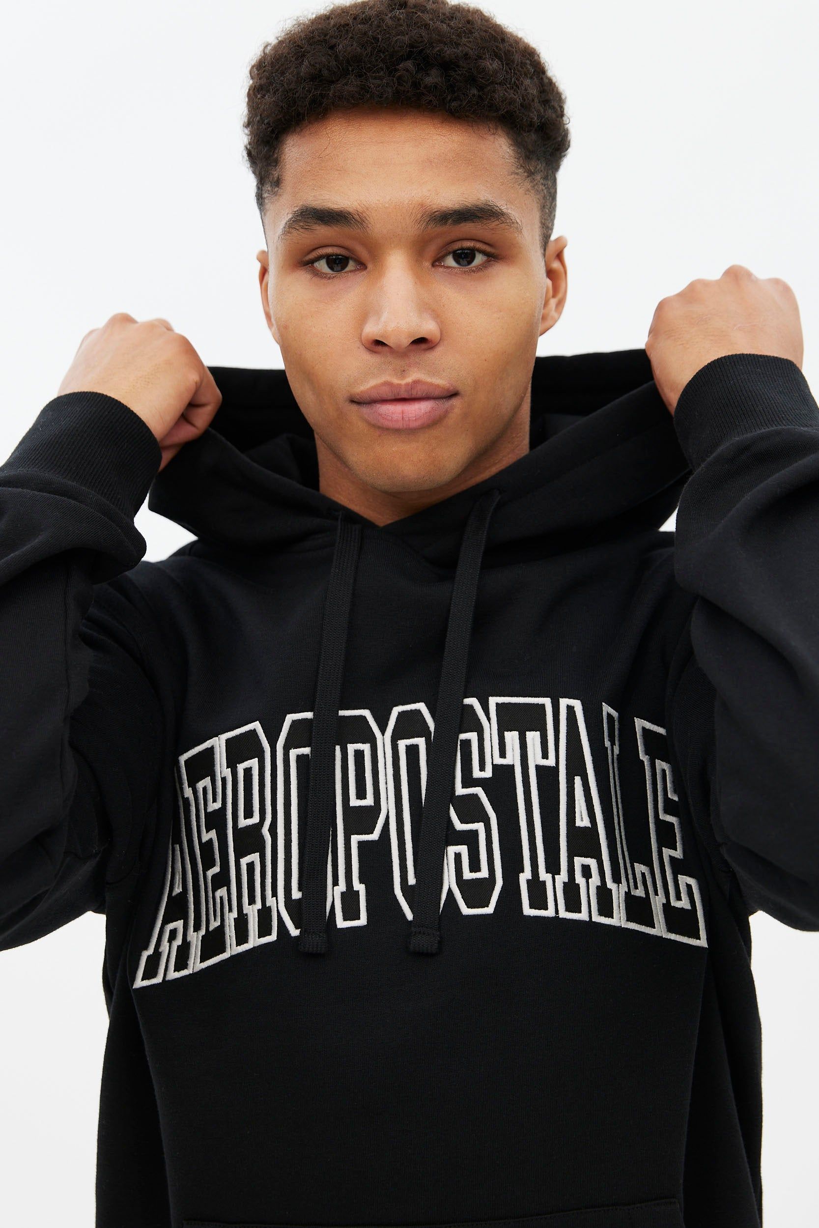 Aéropostale Applique Varsity Pullover Hoodie sold by Bluenotes product image thumbnail 3