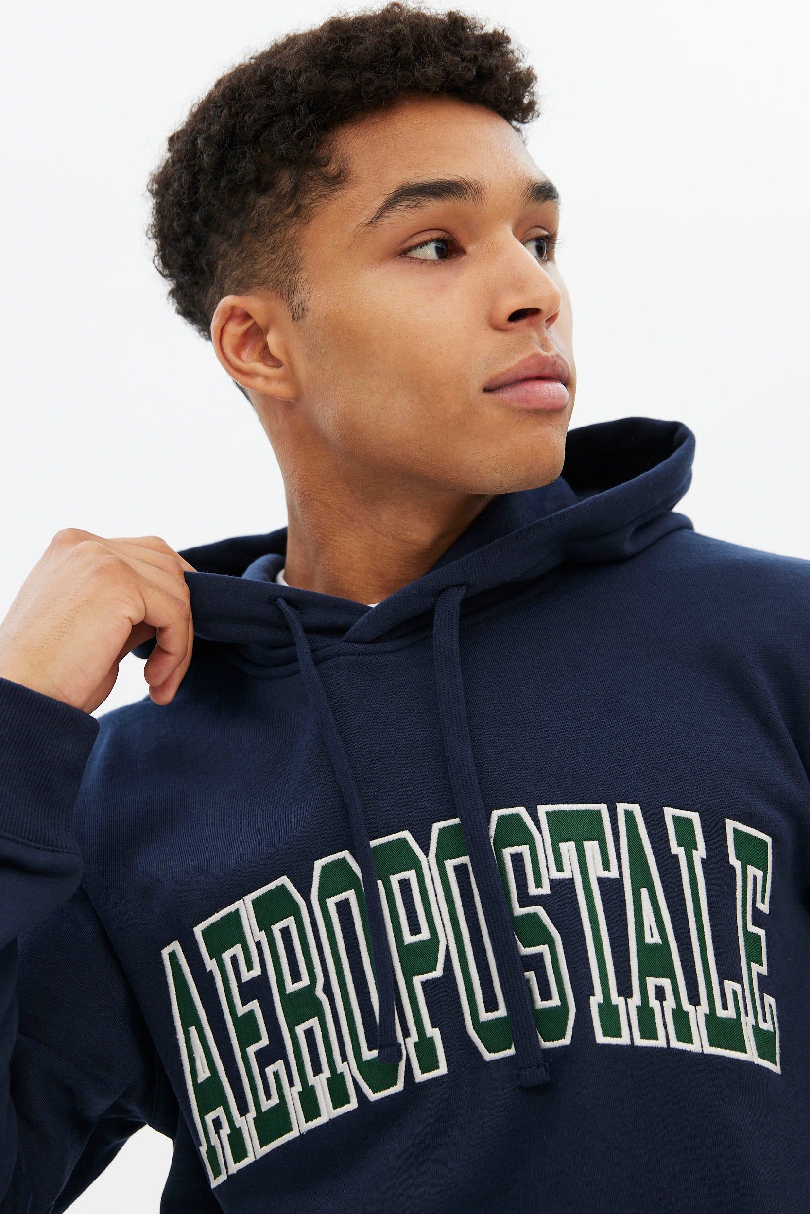 Aéropostale Applique Varsity Pullover Hoodie sold by Bluenotes product image thumbnail 14