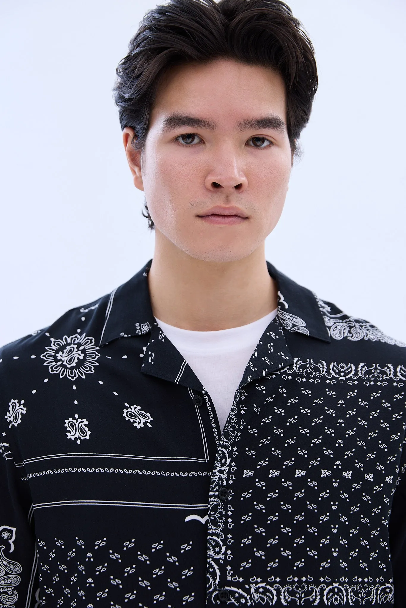 AERO Bandana Print Short Sleeve Resort Shirt sold by Bluenotes product image thumbnail 2