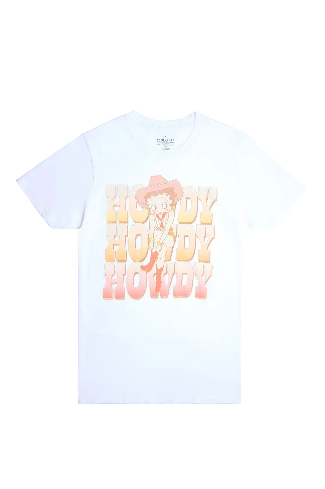 Betty Boop Howdy Graphic Relaxed Tee sold by Bluenotes