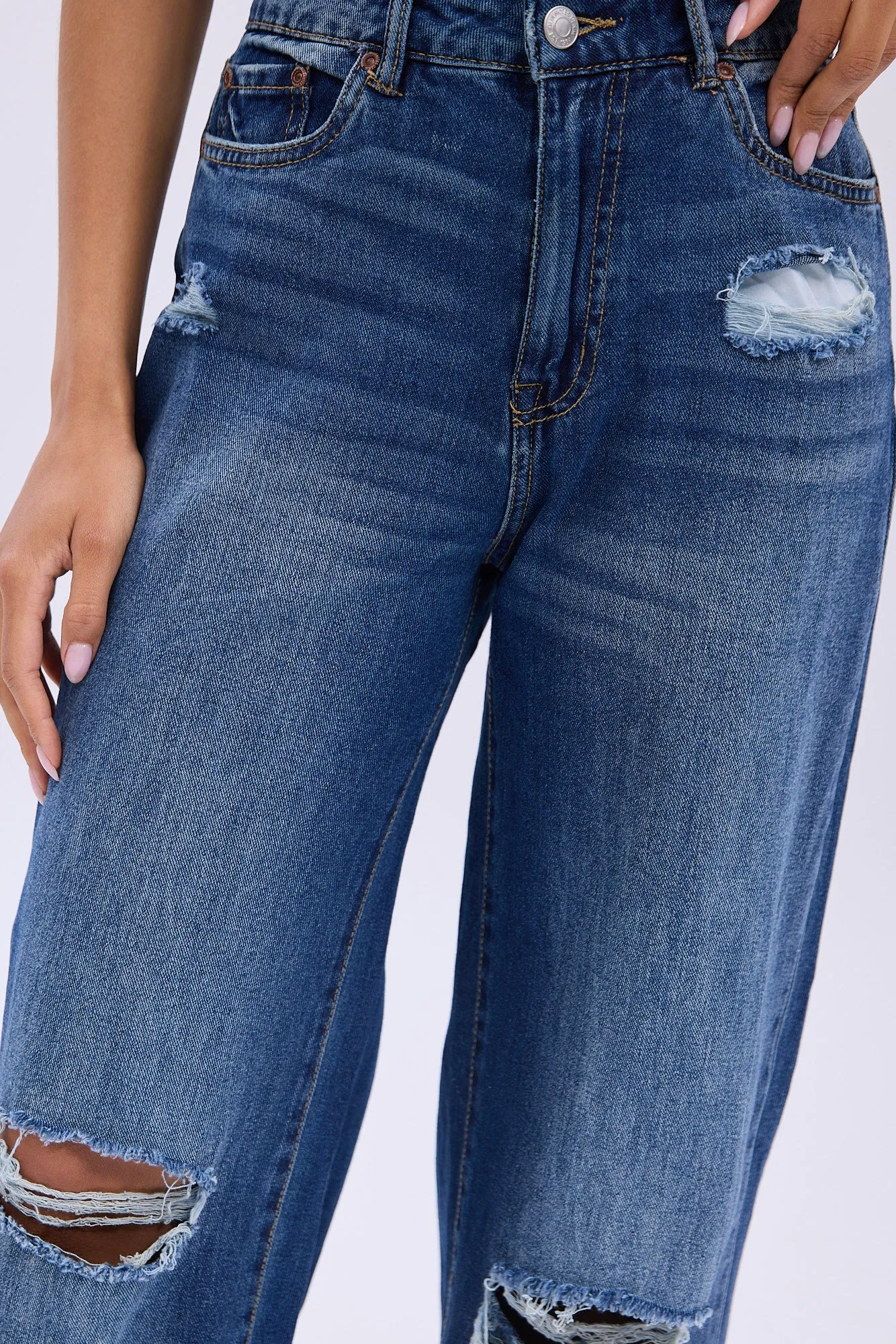Super High Rise Wide Leg Jean sold by Bluenotes product image thumbnail 3