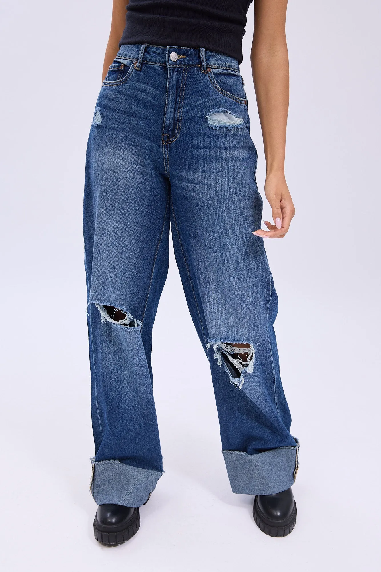 Super High Rise Wide Leg Jean sold by Bluenotes