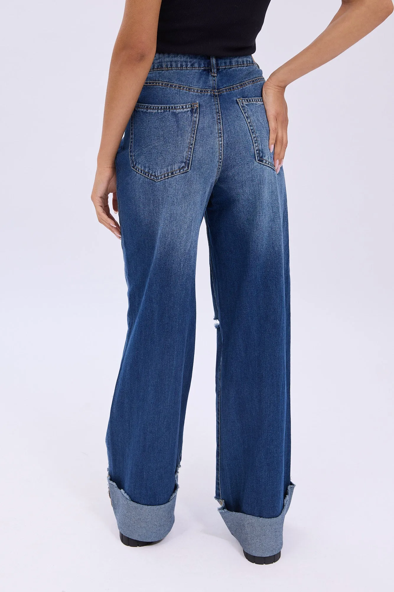Super High Rise Wide Leg Jean sold by Bluenotes product image thumbnail 2