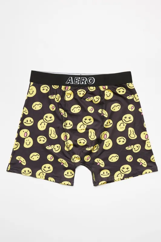 AERO Smiley Faces Printed Boxer Briefs sold by Bluenotes