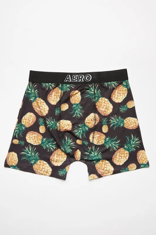 AERO Pineapples Printed Boxer Briefs sold by Bluenotes