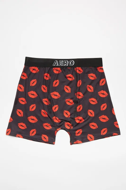 AERO Lips Printed Boxer Briefs sold by Bluenotes