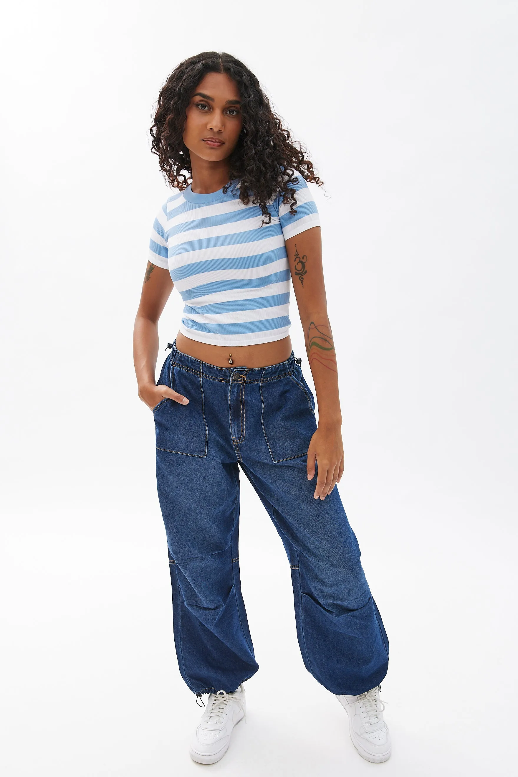 AERO Premium Air Mid Rise Parachute Pant sold by Bluenotes product image thumbnail 3